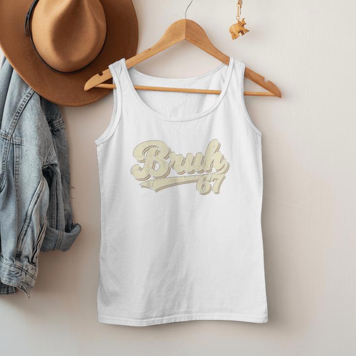 Bruh 67 Baseball Style Meme Slang Sports Number Graphic Men Tank Top Bruh 67 Baseball Style Meme Slang Sports Number Graphic Men Tank Top
