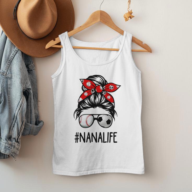 Classy Nana Life Soccer Messy Bun Baseball Mother's Day Men Tank Top Classy Nana Life Soccer Messy Bun Baseball Mother's Day Men Tank Top