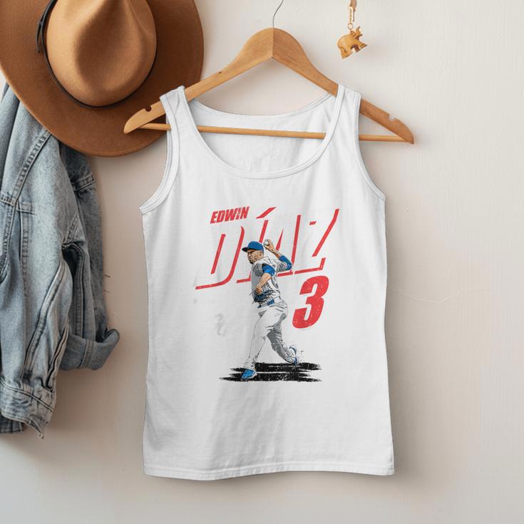 Edwin Diaz Los Angeles D Baseball Players MLBEDD204M Men Tank Top
