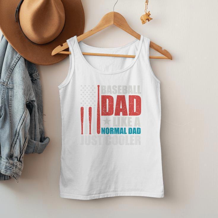 Patriotic Baseball Dad Father's Day American Flag Premium Men Tank Top