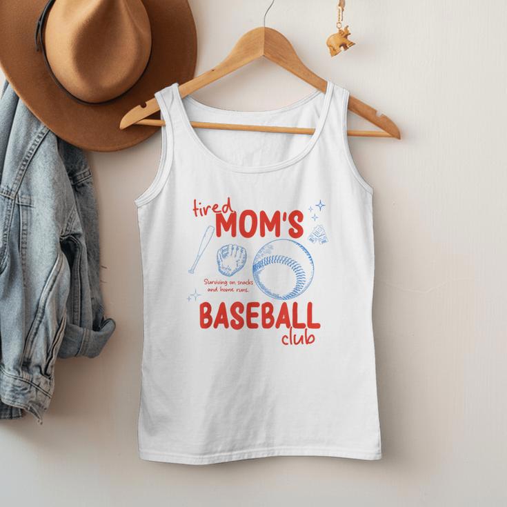Tired Baseball Mom Club Baseball Mama Mother's Day Men Tank Top