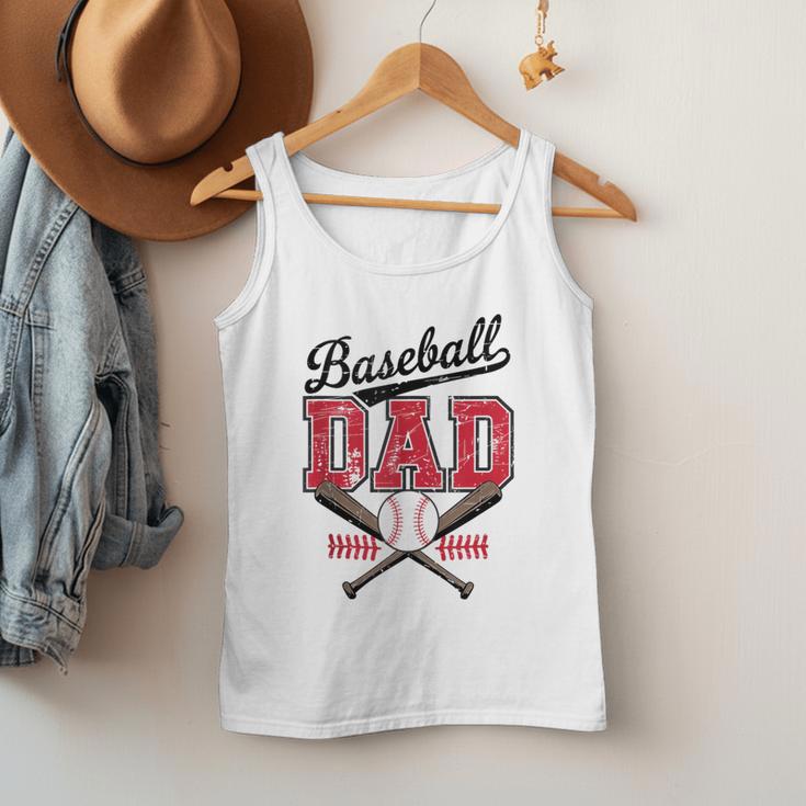 Vintage Baseball Dad Daddy Father's Day Baseball Players Men Tank Top