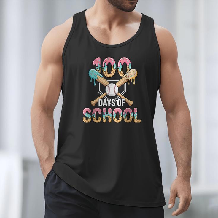 100 Days Of School Baseball 100th Day Of School Men Tank Top 100 Days Of School Baseball 100th Day Of School Men Tank Top