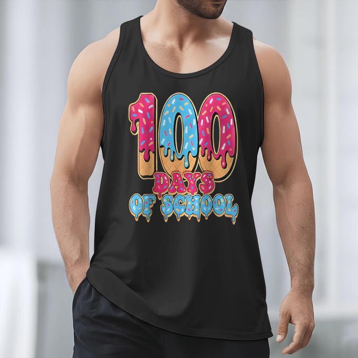 100 Days Of School Baseball Drip 100th Day Of School Men Tank Top 100 Days Of School Baseball Drip 100th Day Of School Men Tank Top
