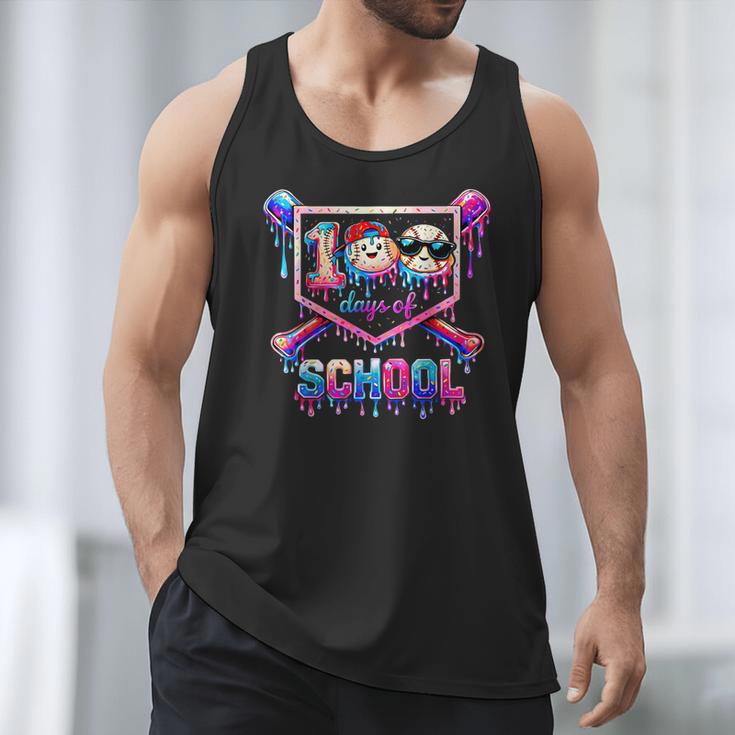 100 Days Of School Baseball Drip Boys For Men Kids Men Tank Top