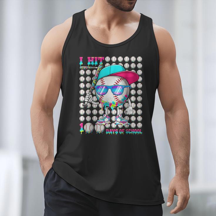 100 Days Of School Baseball Drip Ice Cream Boys Kids Men Tank Top 100 Days Of School Baseball Drip Ice Cream Boys Kids Men Tank Top