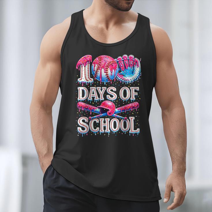 100 Days Of School Baseball Lover Donut Drip Boy Girl Men Tank Top 100 Days Of School Baseball Lover Donut Drip Boy Girl Men Tank Top