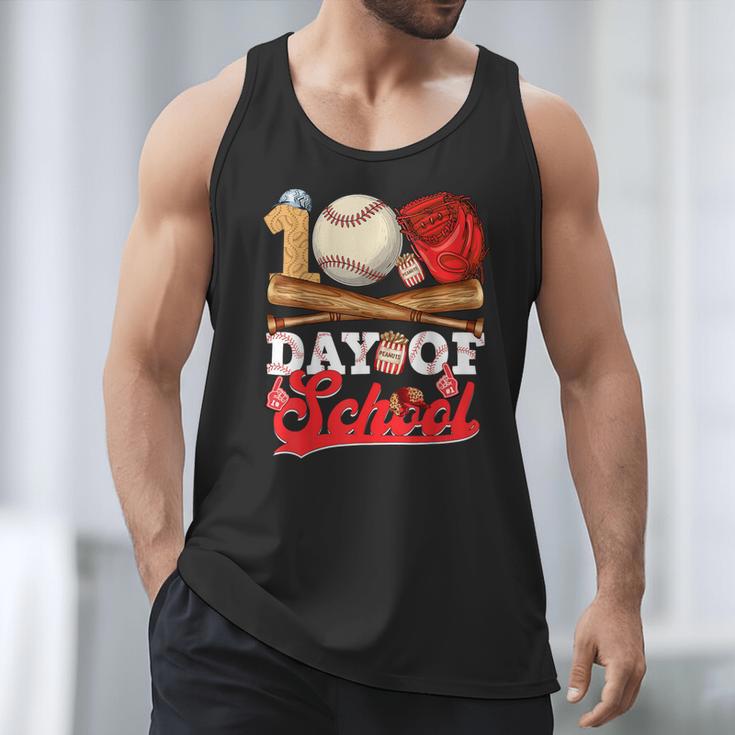 100 Days Of School Baseball Player Sports Game Teacher Kid Men Tank Top 100 Days Of School Baseball Player Sports Game Teacher Kid Men Tank Top