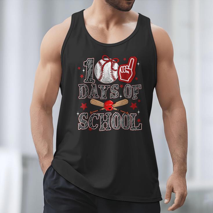 100 Days Of School Baseball Teacher 100 Days Smarter Student Men Tank Top 100 Days Of School Baseball Teacher 100 Days Smarter Student Men Tank Top
