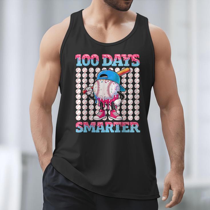 100 Days Smarter Baseball Drip Boys 100 Days Of School Kids Men Tank Top 100 Days Smarter Baseball Drip Boys 100 Days Of School Kids Men Tank Top