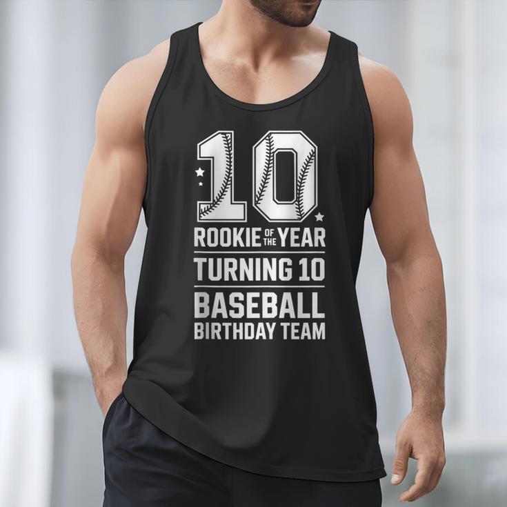 10th Birthday Rookie Of The Year Baseball Double Digit Humor Men Tank Top 10th Birthday Rookie Of The Year Baseball Double Digit Humor Men Tank Top