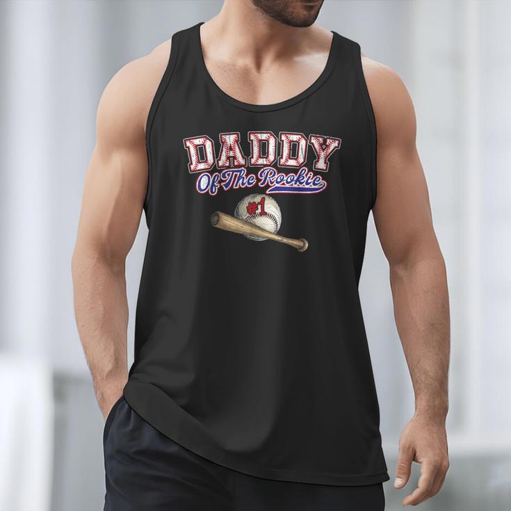 1st One Birthday Baseball Dad Daddy Of The Rookie Vintage Men Tank Top 1st One Birthday Baseball Dad Daddy Of The Rookie Vintage Men Tank Top