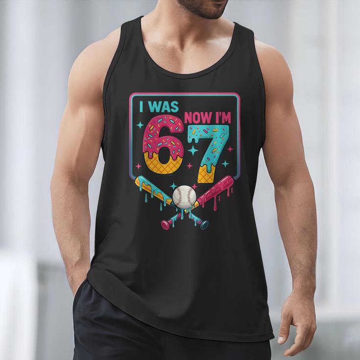 I Was 6 Now Im 7 Ice Cream Drip Baseball For Men Women Kids Men Tank Top I Was 6 Now Im 7 Ice Cream Drip Baseball For Men Women Kids Men Tank Top