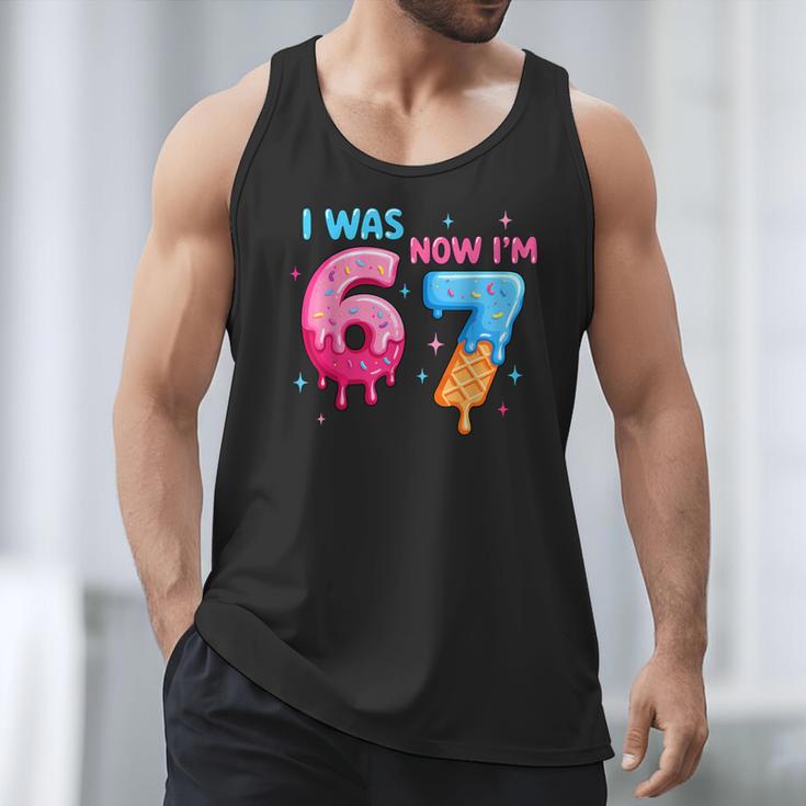 I Was 6 Now I'm 7 Meme Six Seven Baseball 7th Birthday Men Tank Top I Was 6 Now I'm 7 Meme Six Seven Baseball 7th Birthday Men Tank Top