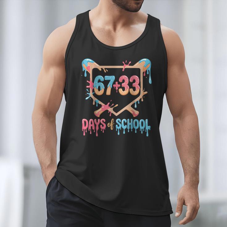 67 33 Days Of School Baseball Drip 100 Days Of School Men Tank Top 67 33 Days Of School Baseball Drip 100 Days Of School Men Tank Top