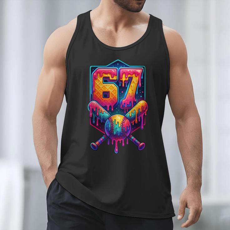 67 Meme Trendy Baseball Number 67 Player Six Seven Men Tank Top 67 Meme Trendy Baseball Number 67 Player Six Seven Men Tank Top