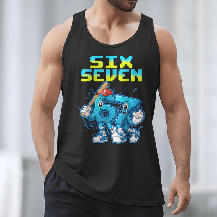 67 Six Seven 6-7 Italian Brainrot Kids Baseball Meme Men Tank Top 67 Six Seven 6-7 Italian Brainrot Kids Baseball Meme Men Tank Top