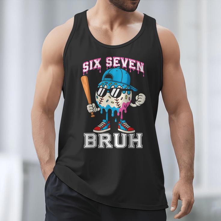 67 Six Seven Baseball Ice Cream Drip Number 67 Player Men Tank Top 67 Six Seven Baseball Ice Cream Drip Number 67 Player Men Tank Top