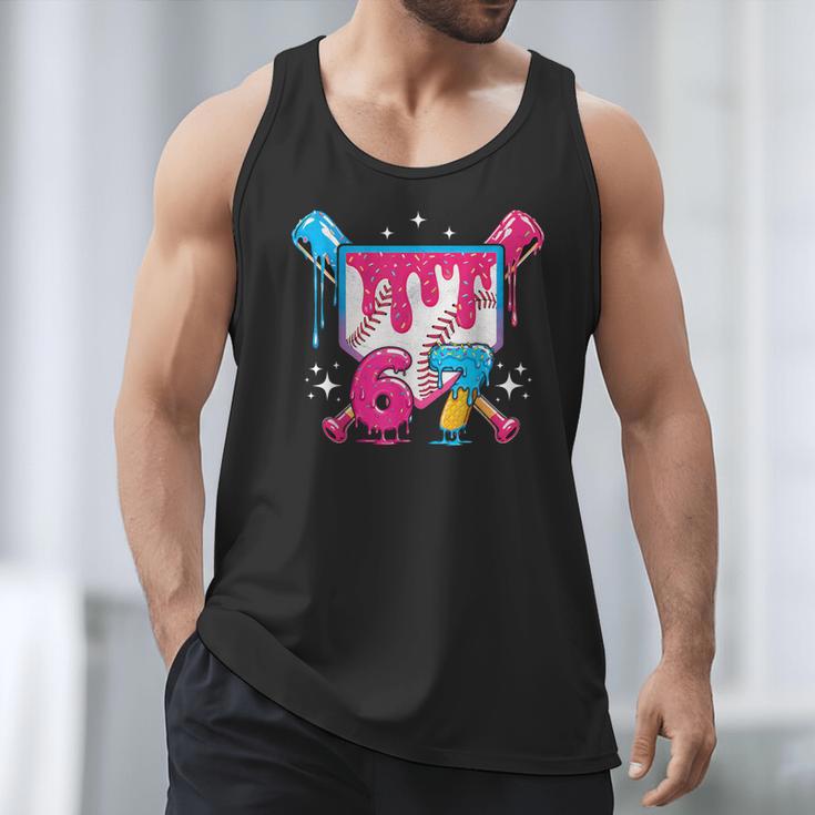 67 Six Seven Ice Cream Drip Baseball Boys Youth Men Tank Top 67 Six Seven Ice Cream Drip Baseball Boys Youth Men Tank Top