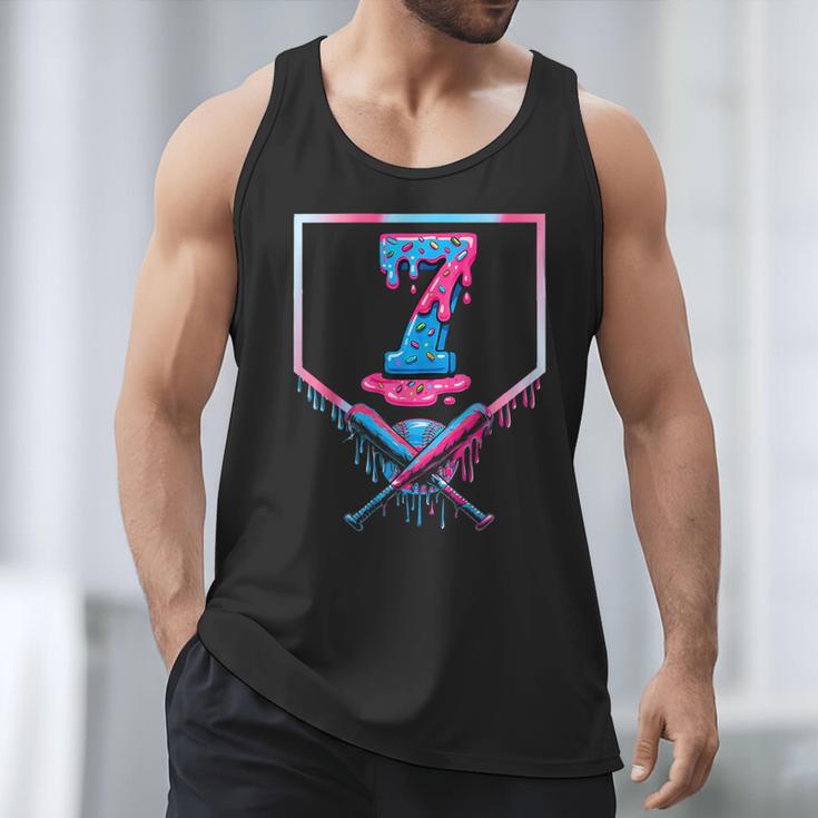 67 Six Seven Meme Baseball Ice Cream Drip 67 Gen Alpha Slang Men Tank Top