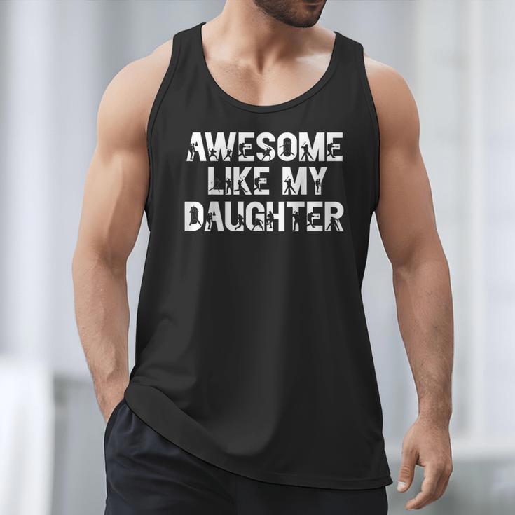 Awesome Like My Daughter Baseball Dad Father's Day Men Tank Top Awesome Like My Daughter Baseball Dad Father's Day Men Tank Top
