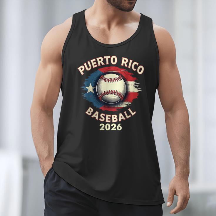 Baseball 2026 Puerto Rico Island Pride Sports Theme Men Tank Top Baseball 2026 Puerto Rico Island Pride Sports Theme Men Tank Top