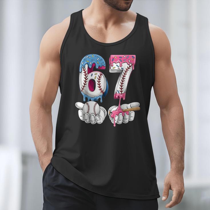Baseball 67 Ice Cream Drip Six Seven Boys Girls Meme Men Tank Top