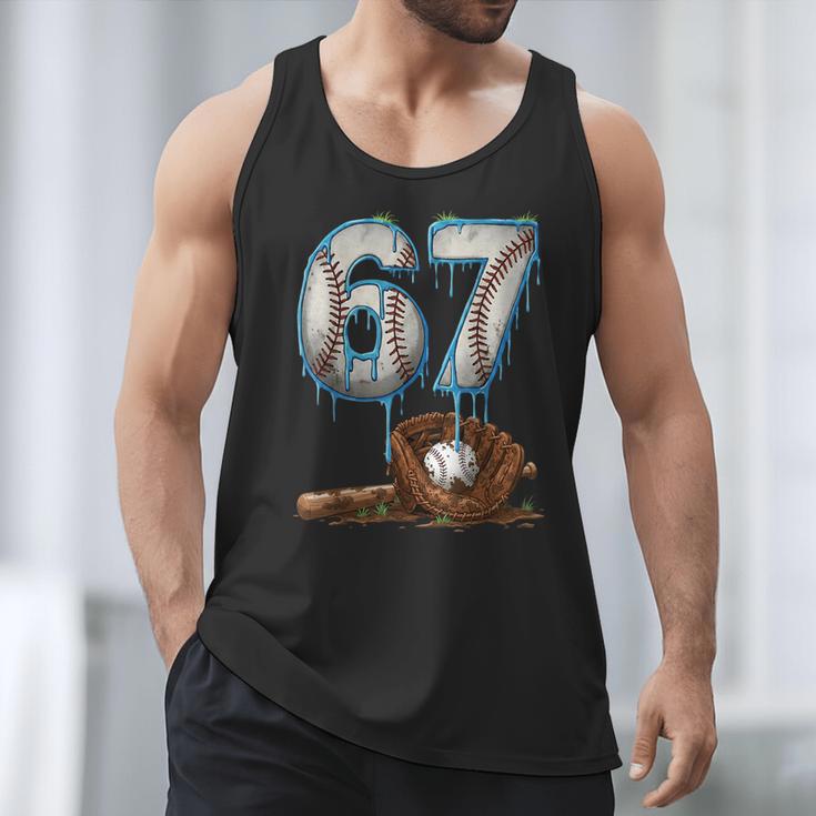 Baseball 67 Six Seven Meme 6-7 Drip Baseball Boys Men Men Tank Top Baseball 67 Six Seven Meme 6-7 Drip Baseball Boys Men Men Tank Top