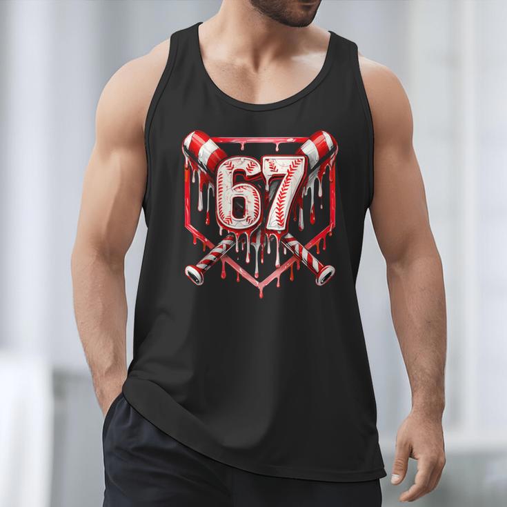 Baseball Candy Cane Drip 6 7 Six Seven Meme Christmas Boys Men Tank Top Baseball Candy Cane Drip 6 7 Six Seven Meme Christmas Boys Men Tank Top