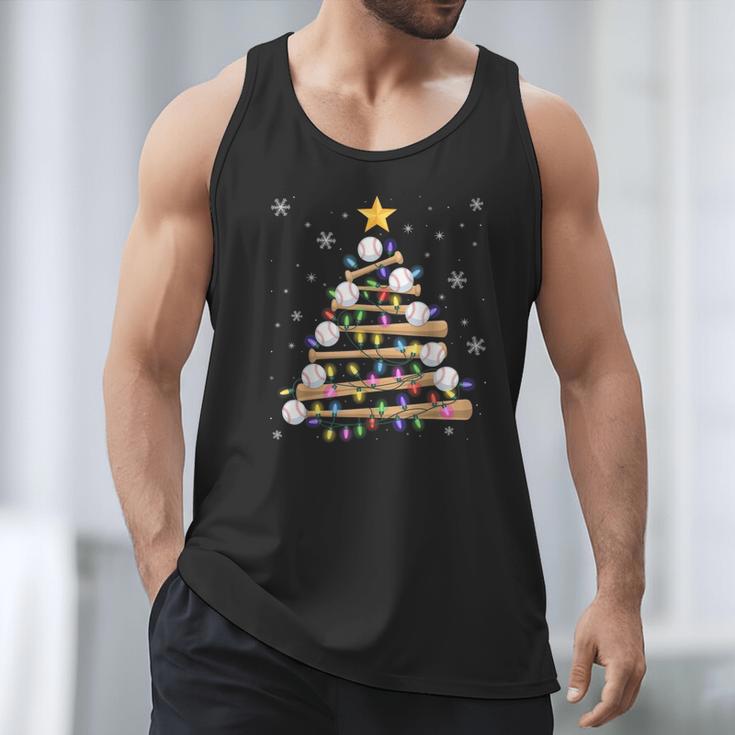 Baseball Christmas Tree Light Xmas Baseball Boys Kids Men Tank Top Baseball Christmas Tree Light Xmas Baseball Boys Kids Men Tank Top