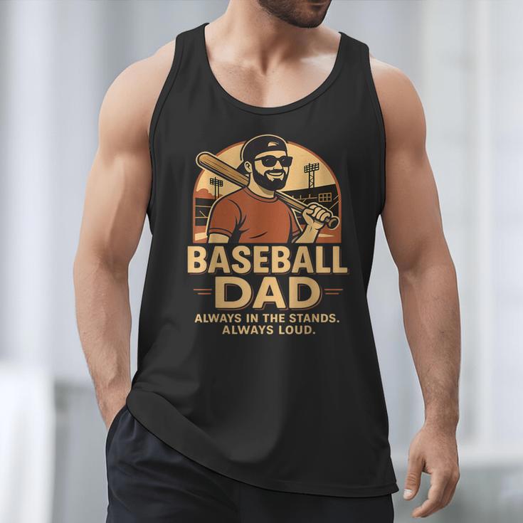 Baseball Dad – Always In The Stands Always Loud Retro Men Tank Top
