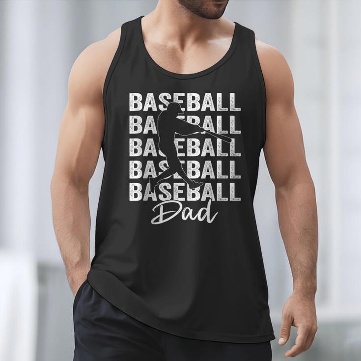Baseball Dad Baseball Bat Sports Father's Day Men Men Tank Top