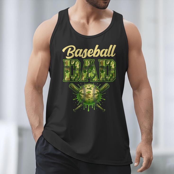 Baseball Dad Camo Ice Cream Baseball Father's Day Men Tank Top