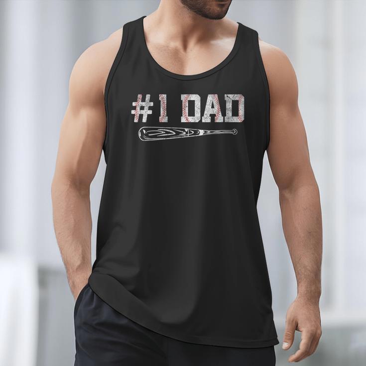 Baseball Dad Daddy Father's Day Number One Baseball Dad Men Tank Top Baseball Dad Daddy Father's Day Number One Baseball Dad Men Tank Top
