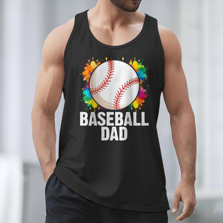 Baseball Dad Fathers Day For Daddy Papa Father Men Tank Top Baseball Dad Fathers Day For Daddy Papa Father Men Tank Top