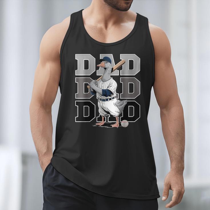 Baseball Dad Goose Sports Lover Father's Day Tee Men Tank Top