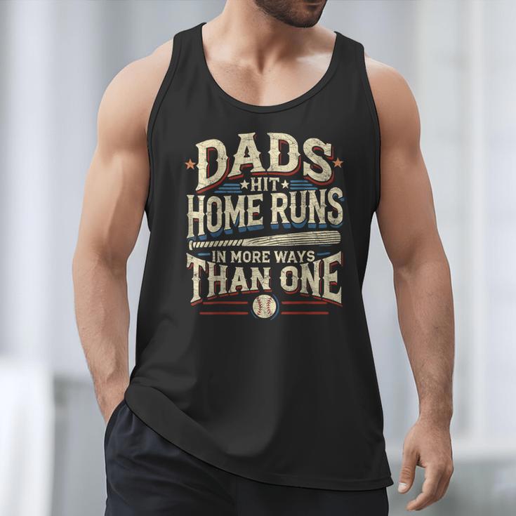 Baseball Dad Men Dads Hit Home Runs In More Ways Than One Men Tank Top Baseball Dad Men Dads Hit Home Runs In More Ways Than One Men Tank Top