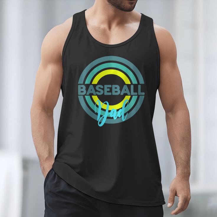 Baseball Dad With Modern Baseball Circles Men Tank Top Baseball Dad With Modern Baseball Circles Men Tank Top