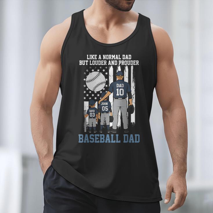 Baseball Dad Like A Normal Dad But Louder And Prouder Men Tank Top Baseball Dad Like A Normal Dad But Louder And Prouder Men Tank Top