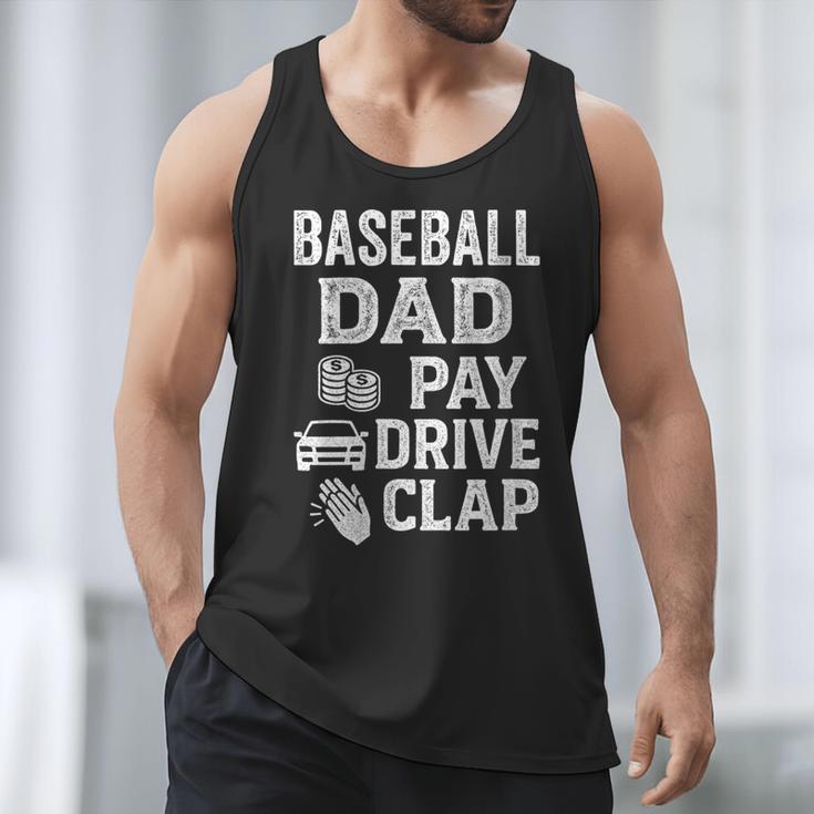 Baseball Dad Pay Drive Clap Dad Duties Fathers Day Men Tank Top Baseball Dad Pay Drive Clap Dad Duties Fathers Day Men Tank Top