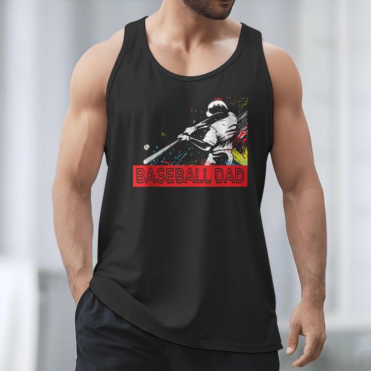 Baseball Dad Baseball Pop Art Baseball Sport Team Men Tank Top