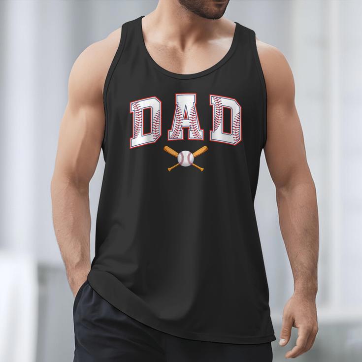 Baseball Dad Shirt Baseball Player Game Day Father's Day Men Tank Top