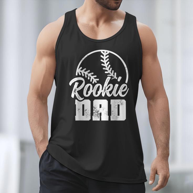 Baseball Dad Softball Game Rookie Dad Baseball Men Tank Top