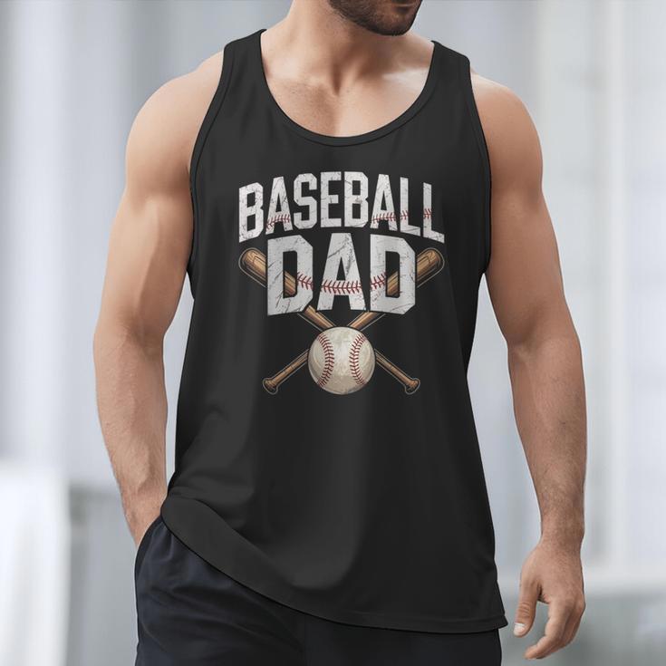 Baseball Dad Sport Father Outfit For Proud Papa Men Tank Top Baseball Dad Sport Father Outfit For Proud Papa Men Tank Top