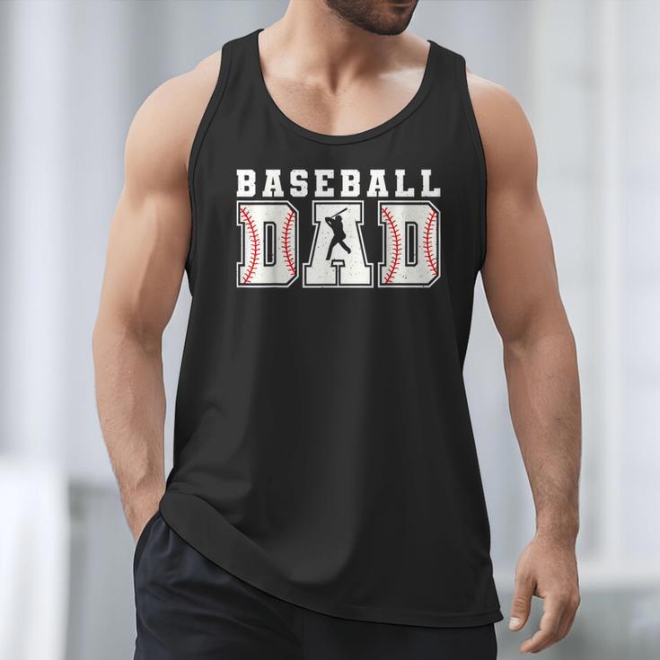 Baseball Dad Sport Happy Fathers Day Boys Kids Men Tank Top