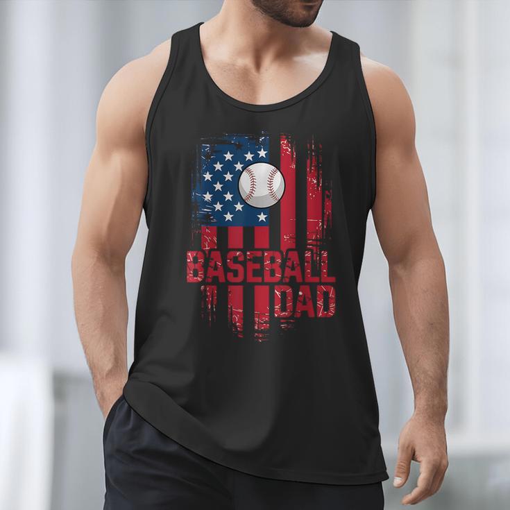 Baseball Dad USA American Flag 4th Of July Men Tank Top Baseball Dad USA American Flag 4th Of July Men Tank Top