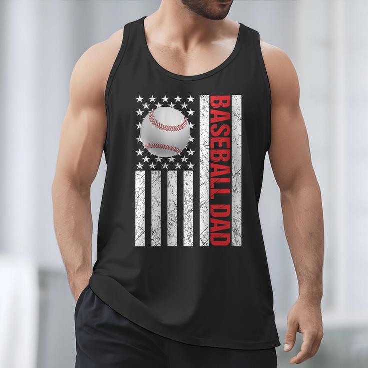 Baseball Dad USA American Flag Patriotic Dad 4th Of July Men Tank Top Baseball Dad USA American Flag Patriotic Dad 4th Of July Men Tank Top