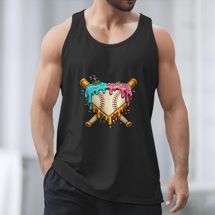 Baseball Drip For Boys Ice Cream Dripping Baseball Sport Men Tank Top Baseball Drip For Boys Ice Cream Dripping Baseball Sport Men Tank Top