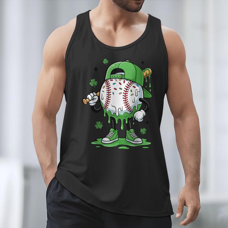 Baseball Drip For Boys Ice Cream Drip Baseball Player Men Tank Top