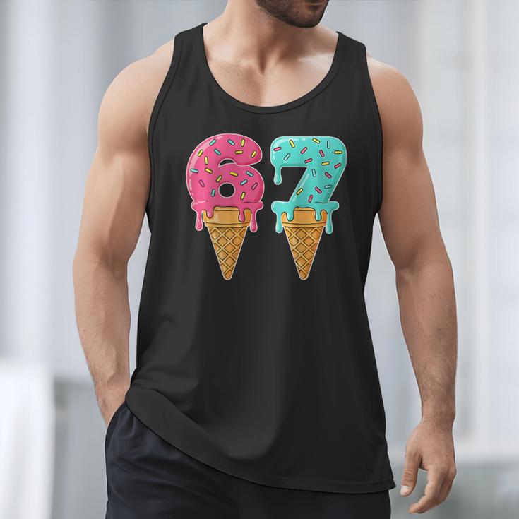 Baseball Drip Ice Cream 67 Baseball Men Tank Top Baseball Drip Ice Cream 67 Baseball Men Tank Top
